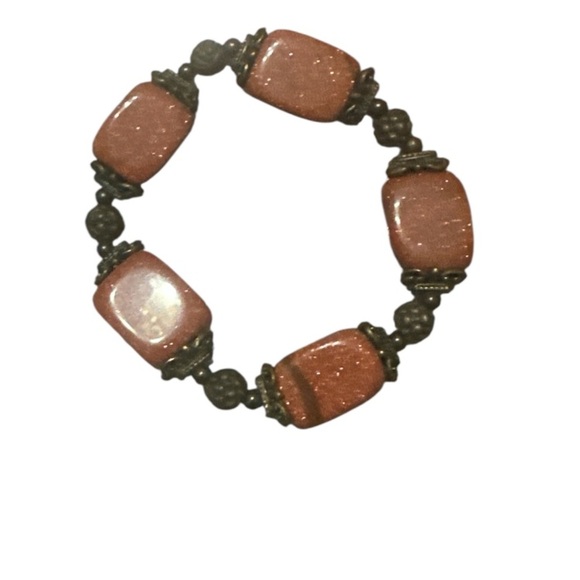 Glitter Stretch Beaded Bracelet - Picture 2 of 2